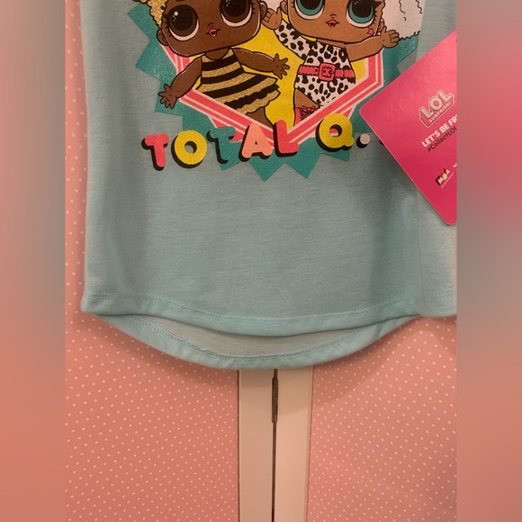 Girls size 4 two piece shirt set. LOL SURPRISE brand. Says TOTAL Q.T. On front - Picture 8 of 17